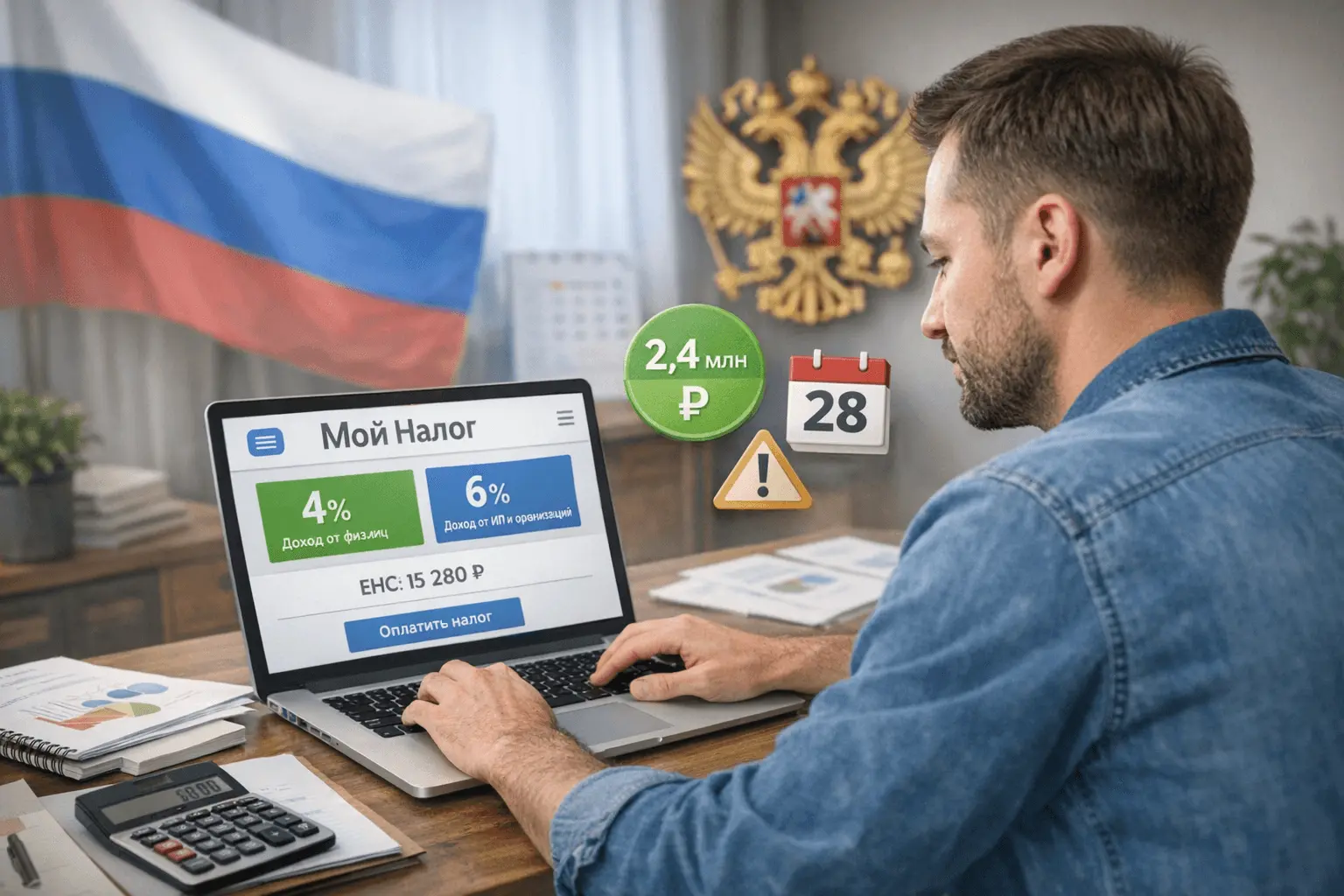 Налог самозанятых в 2026 году: сколько процентов