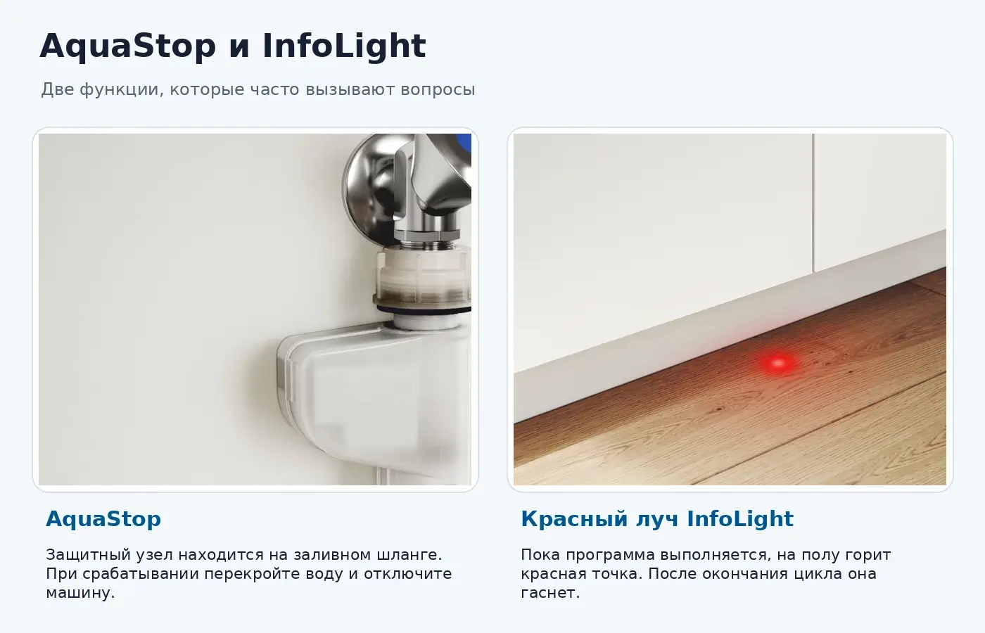 AquaStop и InfoLight Bosch SPV2IKX10E