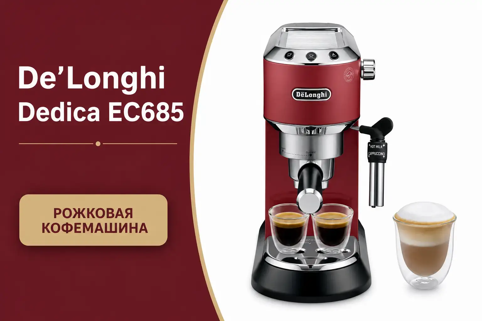De’Longhi Dedica EC685 — инструкция