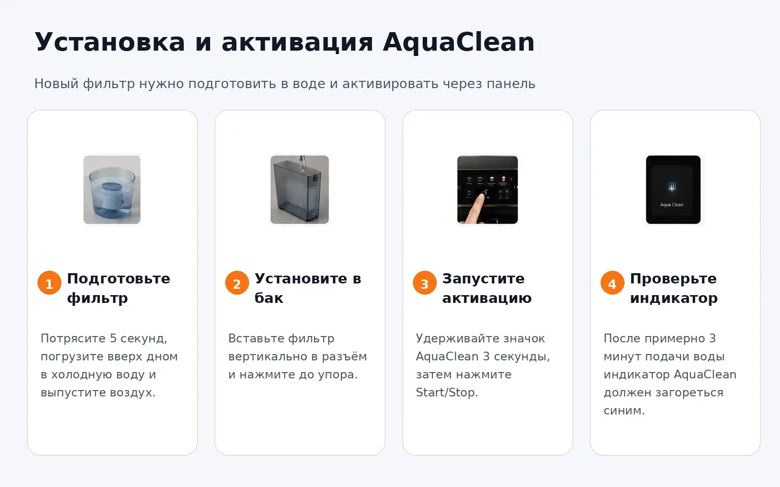 Установка AquaClean Philips EP3347/90